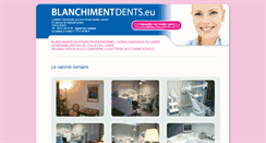 Desktop Screenshot of blanchimentdents.eu